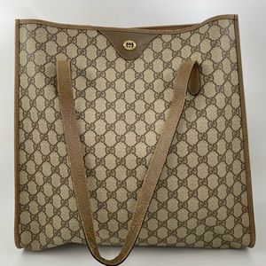 Gucci GG Monogram Vertical Shopper Tote Bag